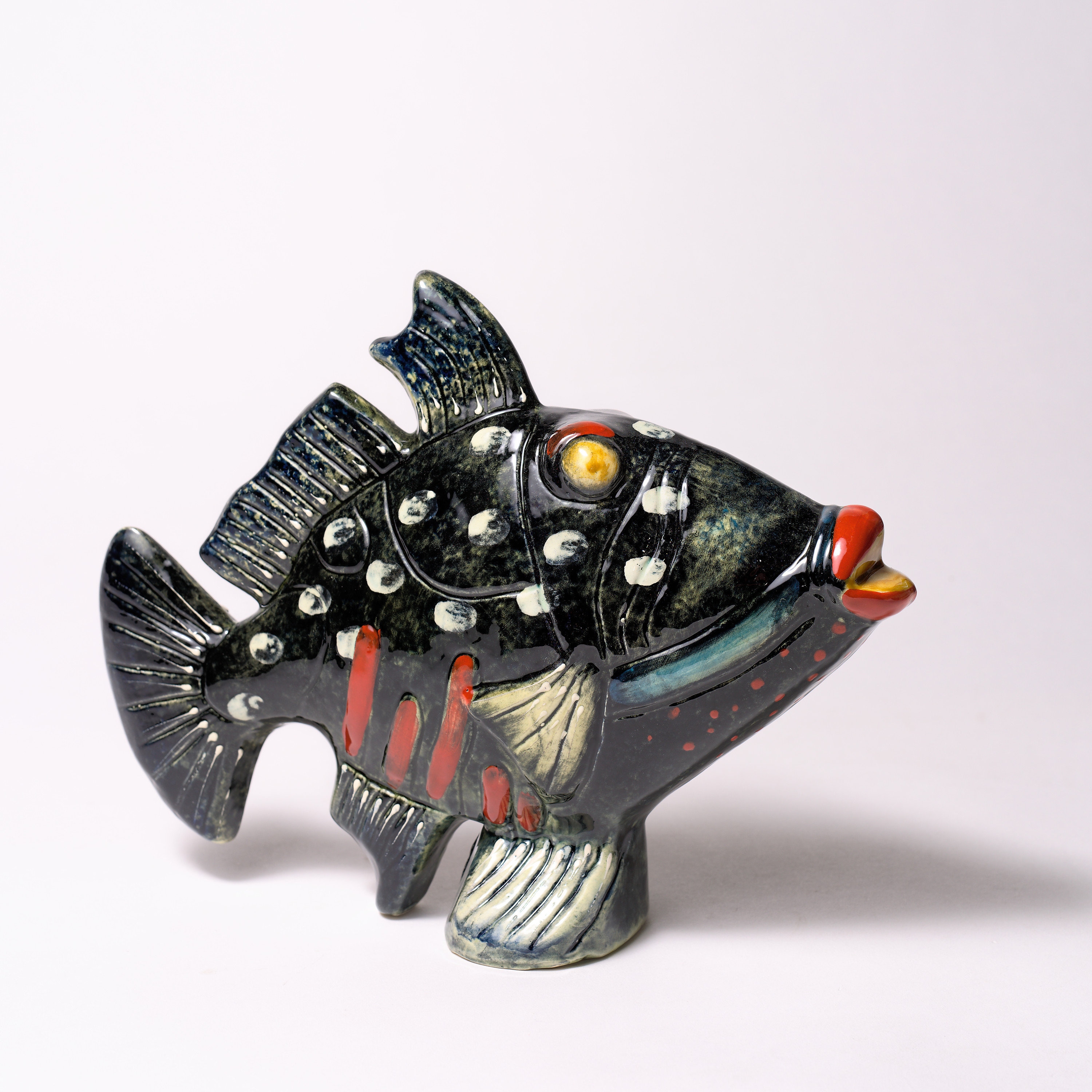 Poisson Décoration en Céramique