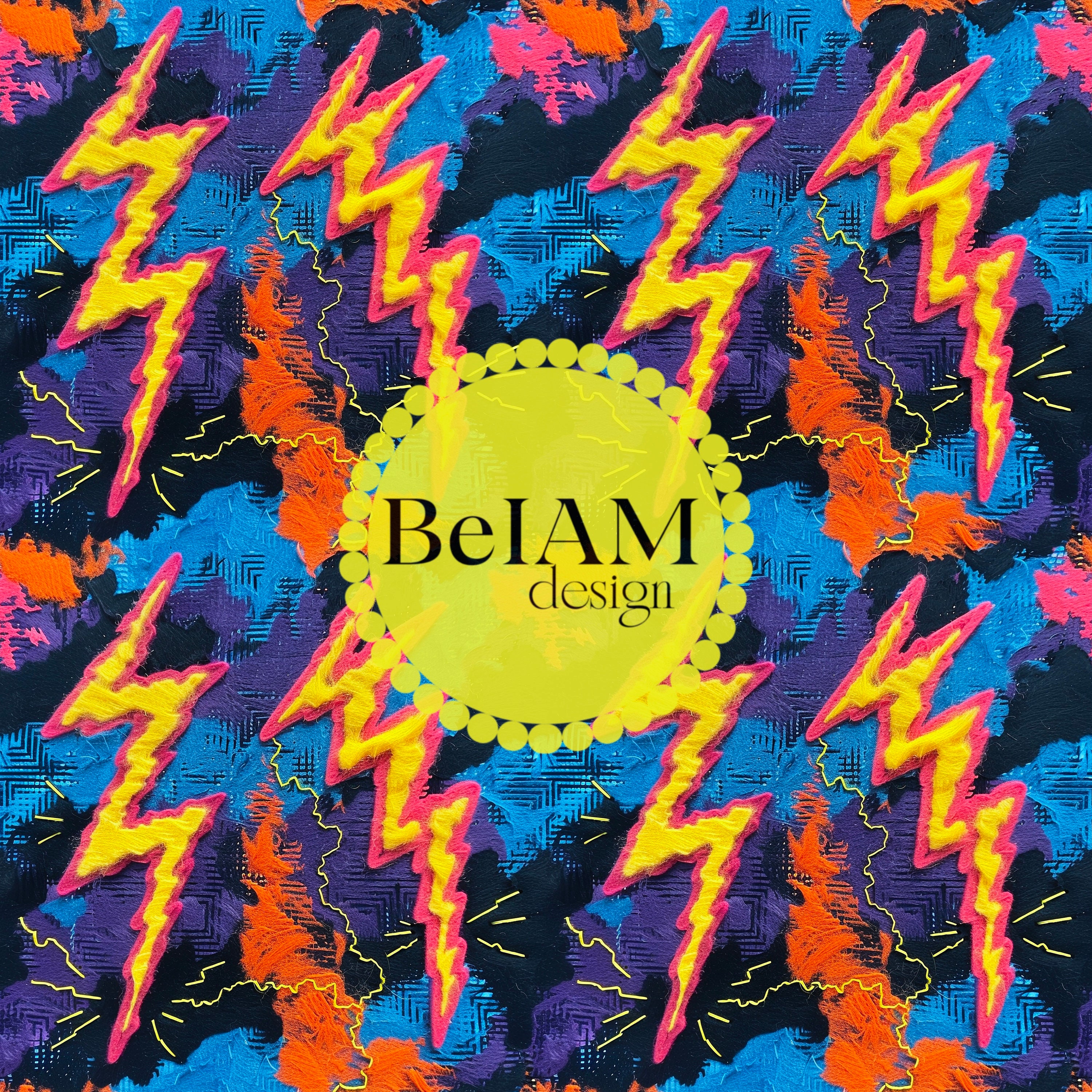 Lightning Bolt ボディタオル カラフルデザイン Lightning Bolt ボディ