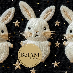 Fichier répétitif 3D neutre motif lapin pour sublimation de tissu neutre impression de Pâques papier numérique artisanat gobelet design papier peint