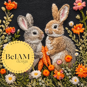 Fichier sans couture de Pâques neutre répétant le motif carotte et lapin pour sublimation de tissu lapin sans couture fichier papier numérique