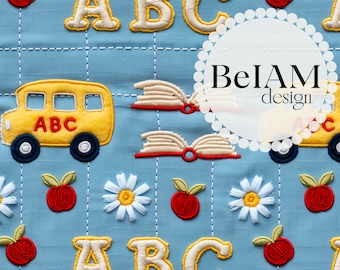 Back to School Seamless Pattern: Fabric Sublimation, Teacher Tumbler (Digital)