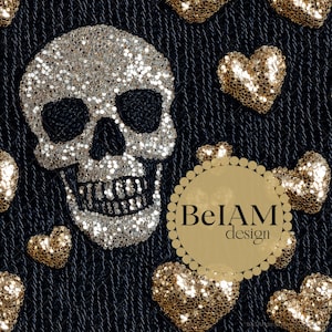 3D-Sequin Glitter Anti Valentines Seamless Pattern-Wiederholungsdatei für Stoff Sublimation Liebe Digitale Papier Handwerk Tumbler Design Tapete