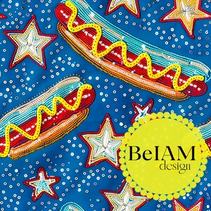 3D 4 juillet motif sans couture motif répétitif fichier pour sublimation de tissu Télécharger papier numérique Scrapbook Surface Design papier peint