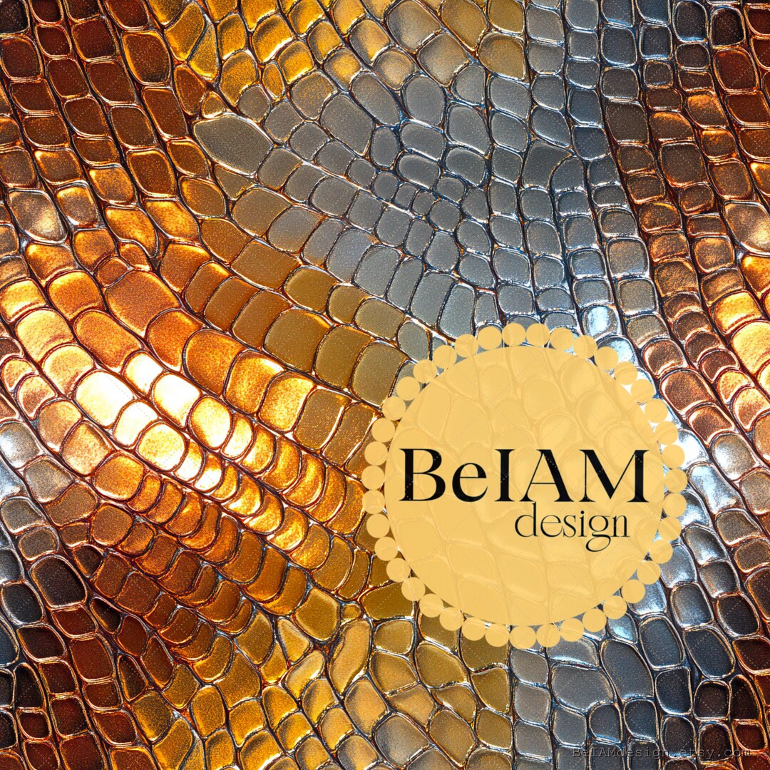 Sliver Snake Skin Pattern Gold Silver Snake Skin Texture: Seamless Pattern (digital Paper) - Etsy UK