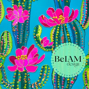3D Safe Swim Preppy Cactus Patrón sin costuras Archivo repetido para sublimación de tela Descargar papel digital Scrapbook Diseño de superficie Fondo de pantalla
