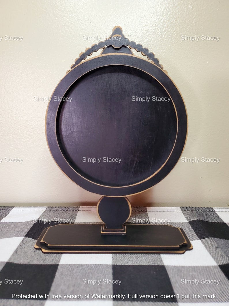 Farmhouse Tabletop Sign Holder DIY Kit or Handpainted Drop Etsy