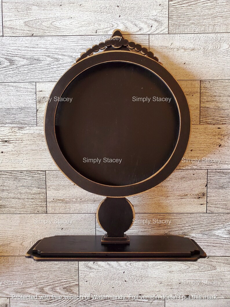 Farmhouse Tabletop Sign Holder DIY Kit or Handpainted Drop Etsy