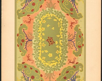 Jugendstil Teppich Etsy