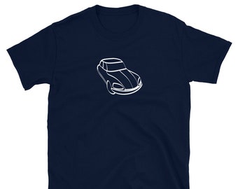 Classic Car Citroen DS Style Vintage French Goddess Short-Sleeve Unisex T-Shirt