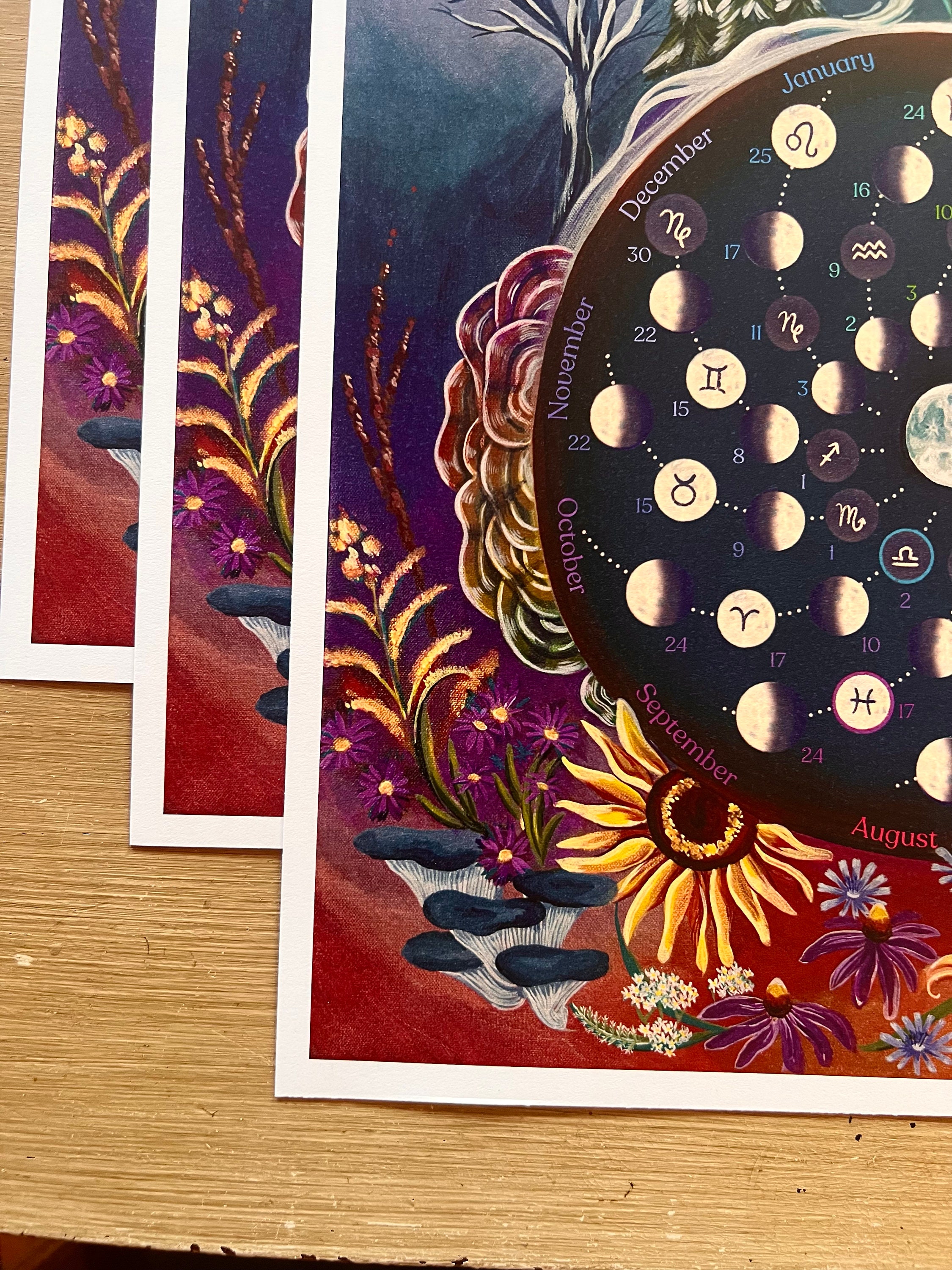 2024 Lunar Calendar Etsy