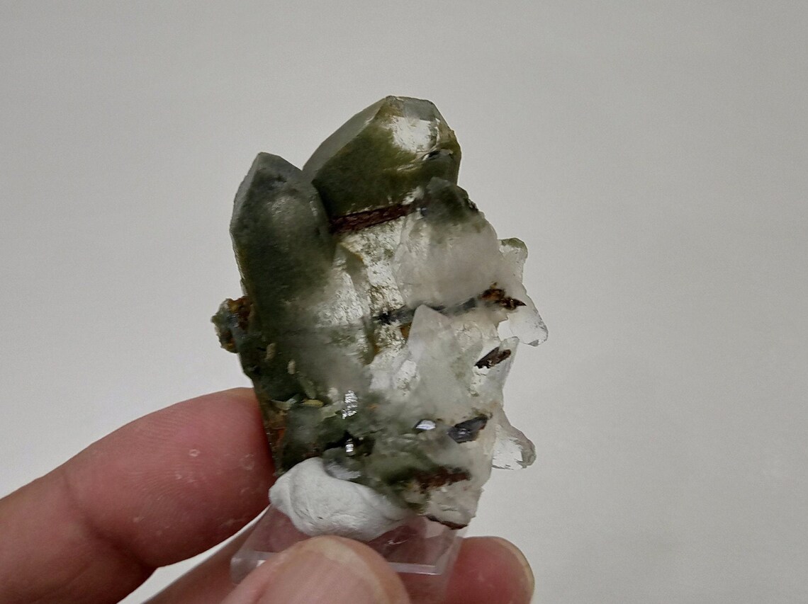 135 Grams Chlorine Quartz Crystals Double Terminated Etsy