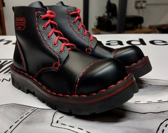 Rare 80s UK 4.5 US 6.5 M Woman Doc Martens for IXL Skull Buckle