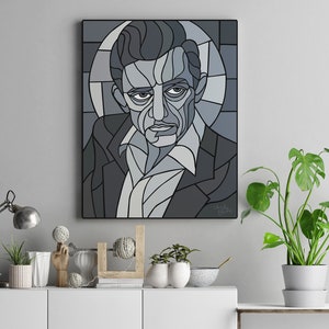 Johnny Cash Kunstdruck