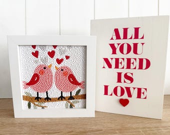 Lovebirds Diamond Art Kit