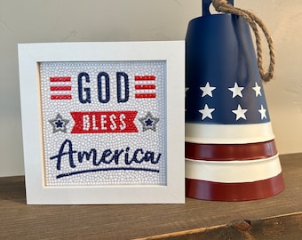 God Bless America Diamond Art Kit
