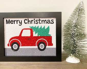 Christmas Tree Truck Diamond Art Kit