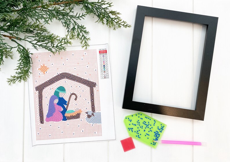 Nativity Diamond Art Kit Etsy