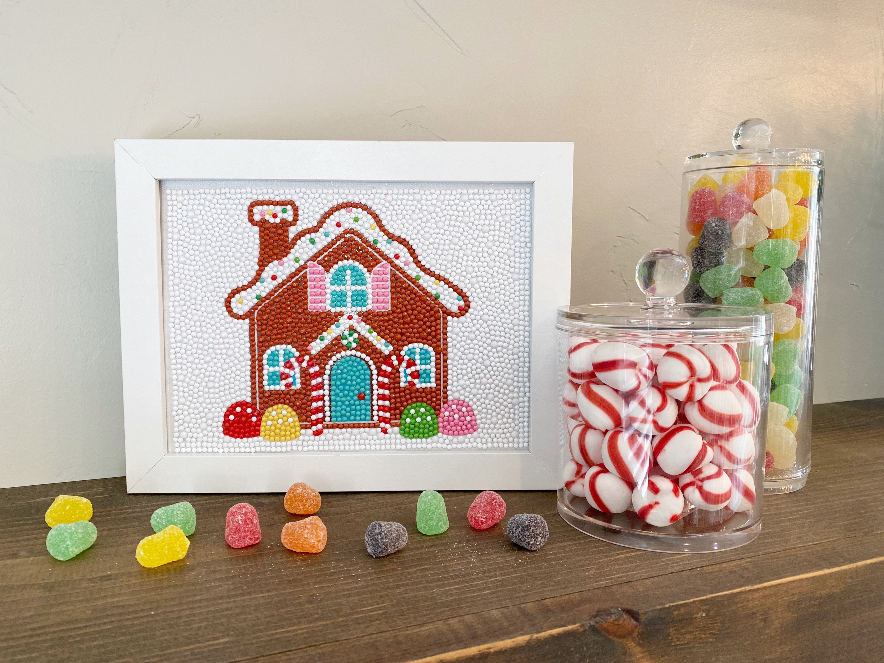 Gingerbread House Diamond Art Kit - Etsy