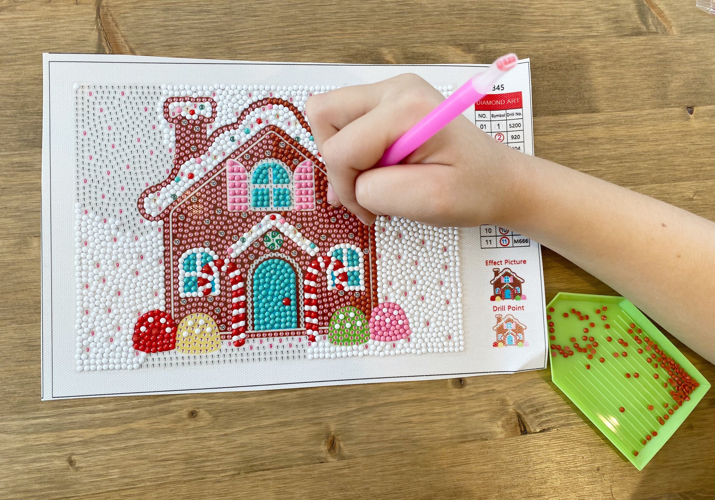 Gingerbread House Diamond Art Kit - Etsy