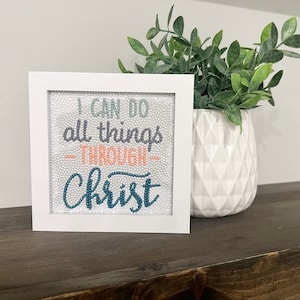 All Things Through Christ Diamond Art Kit