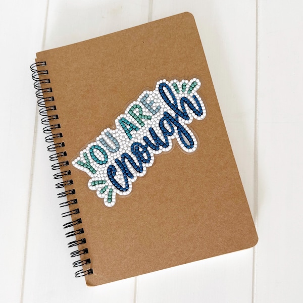 Large ‘You Are Enough’ Diamond Painting Sticker