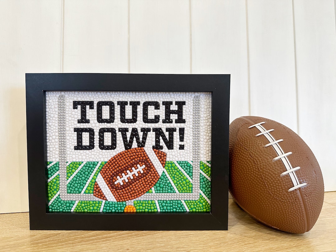 Football Diamond Art Kit Etsy