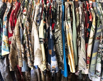 Miami Archives Surprise Mens Vintage Hawaiian Printed Shirt