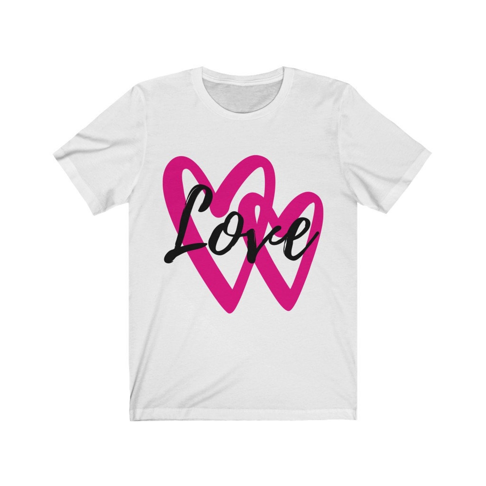 Love shirt Love Hearts shirt Valentine's Day | Etsy