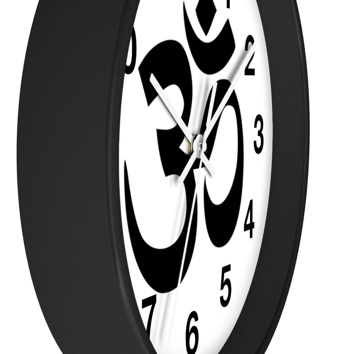 Wall clock Om clock Om design Om Gift clock Spiritual Etsy