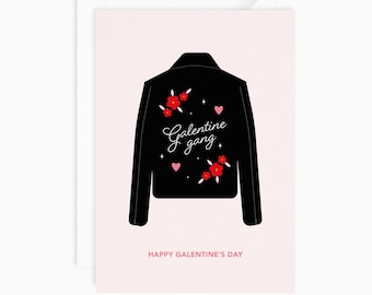 Galentine's Day Card | Galentine Gang | Greeting Cards for Friends | Valentine's Day | Women Empowerment