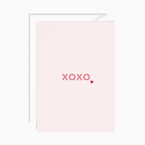 Galentine's Day Karte | XOXO | Grußkarten für Freunde | Valentinstag | Klatschtante