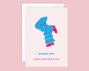 Mamma Mia Mother's Day Card | Card for Mum | Happy Mother's Day Card
