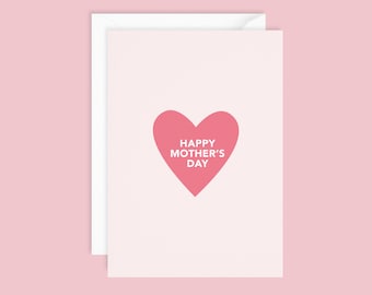 Simple Mother's Day Card | Card for Mum | Happy Mother's Day Card