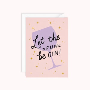 Que le plaisir soit au rendez-vous GIN | d'anniversaire sur le thème du gin | Conception de gin