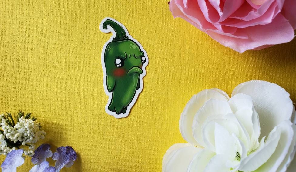 Jalepe-no | Jalepeño |  Veggie Fails | Stickers | Punny | Megs Mashab…