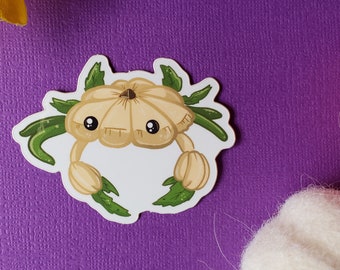 Crabkin | Crab + Pumpkin | Stickers | Halloween | Megs Mashables