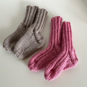 2x first socks, baby socks, baby stockings, newborn, newborn ATELIER ZITRON high twist, gift, baby clothes, birth, baptism, baby photography