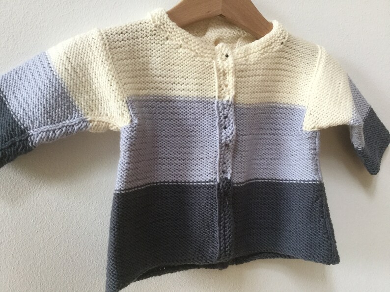 hand knitted sweater merino baby sweater LUIS AND LUISA baby jacket baby cardigan knitted baby jacket
