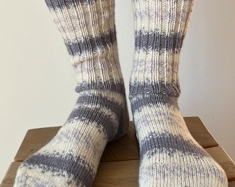 SYLT handgestrickte Socken, Strümpfe, weich und warm aus Atelier Zitron High Twist GR. 38-40