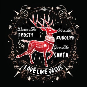 最高のクリスマス SVG バンドル: フロスティ ダンス ライク、イエスのような愛、サンタのような贈り物、クリスマス シャツ