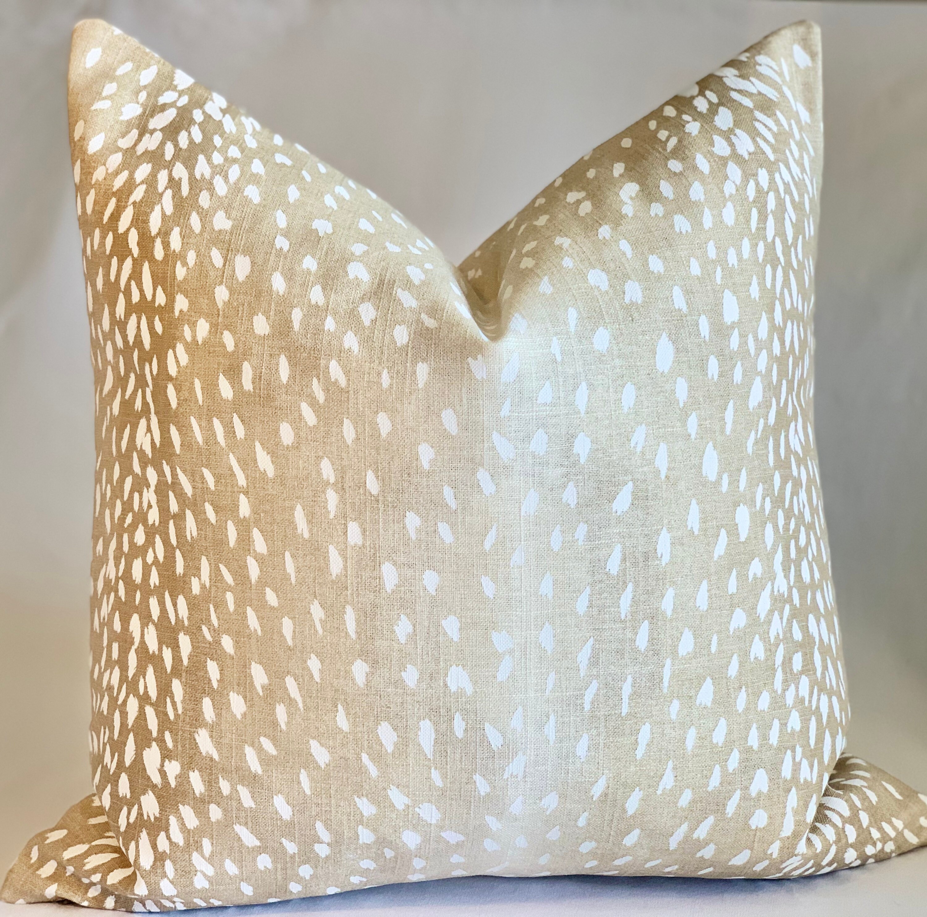 Blue Antelope throw pillow cover Aqua Antelope Fawn accent Etsy