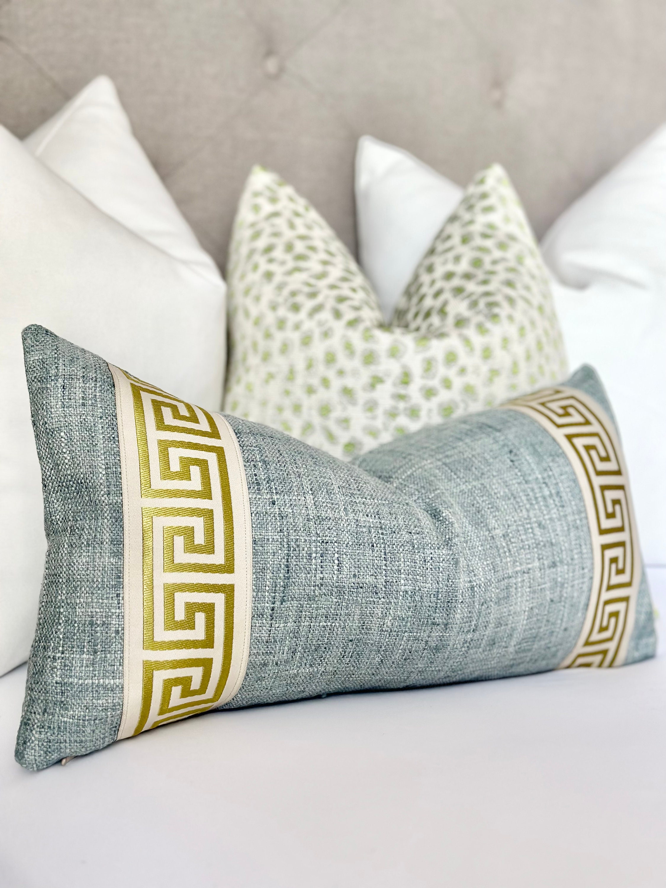 Greek key blanket hotsell