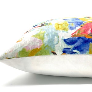 Art print decorative throw pillow cover , multiple color art print cushion lumbar image 3
