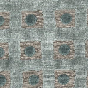 Designer fabric swatch velvet in Glacier