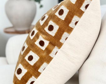 Camel Velvet throw pillow cover , Brown Modern velvet accent pillow, Caramel brown accent pillow