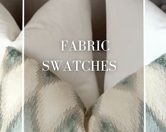 Fabric swatch / any fabric in stock available for sample