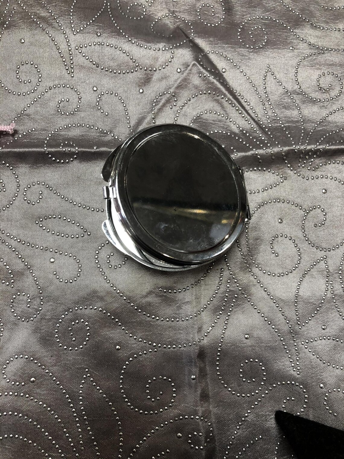 Compact purse mirror with vintage jewelry Etsy