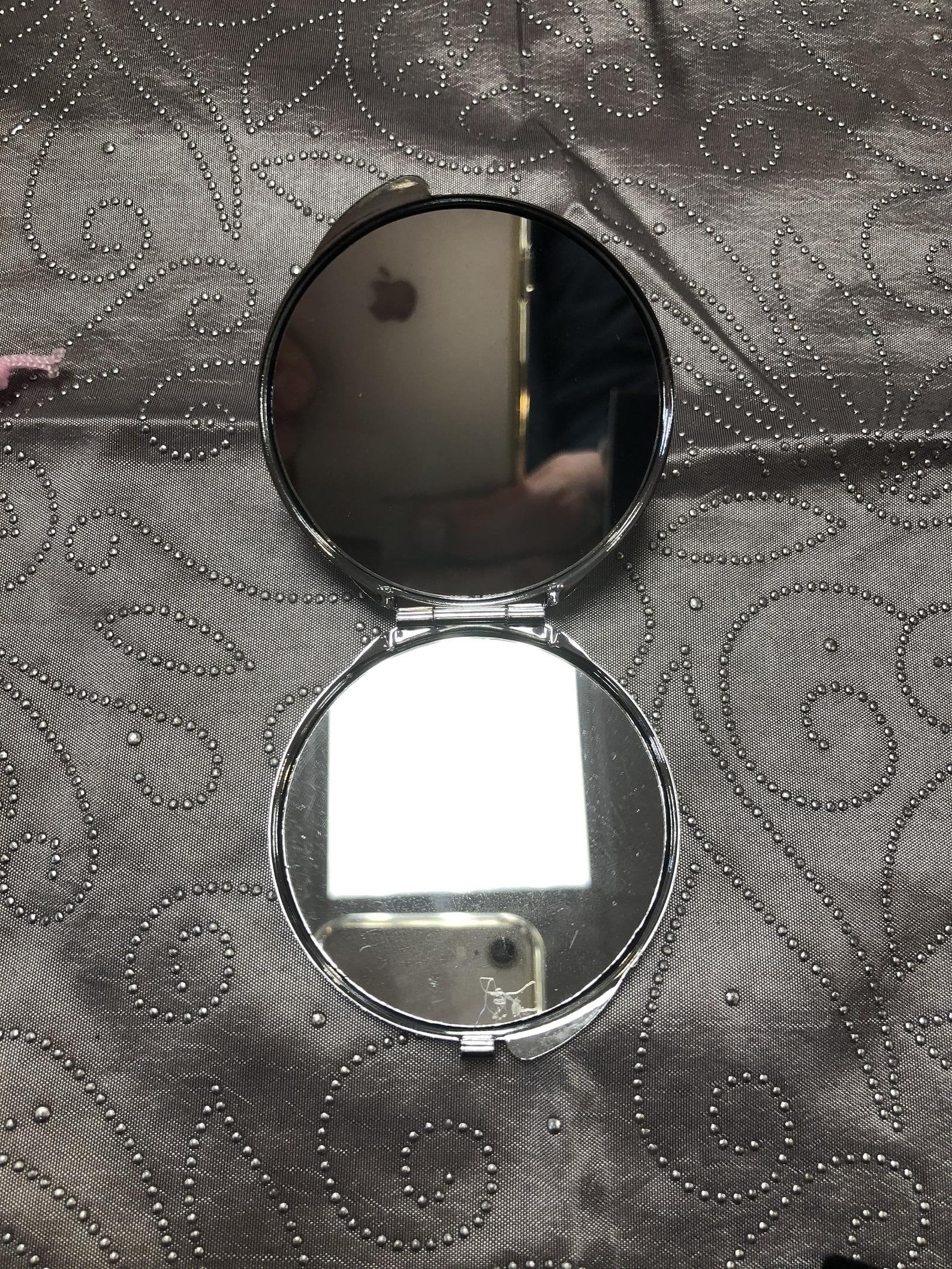 Compact purse mirror with vintage jewelry Etsy