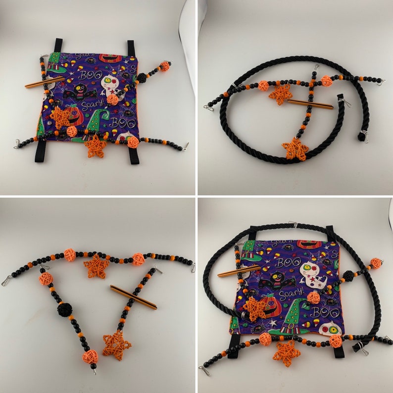 Halloween Rat Toy Bundle orange hammock rope rat surprise Etsy