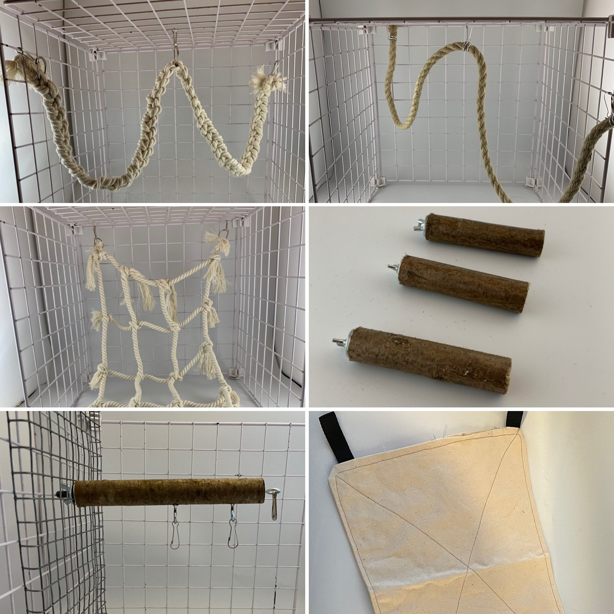 Rat Natural Climbing Toy Set Etsy UK